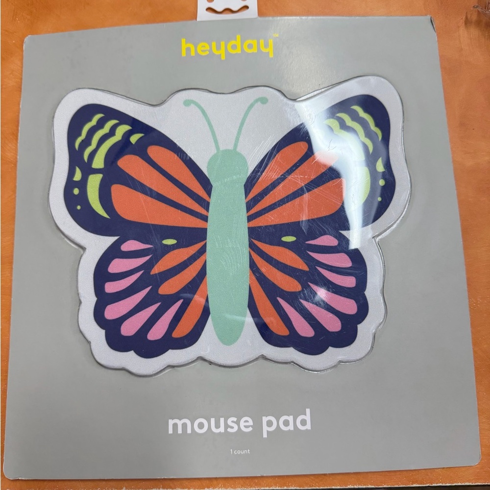 Heyday Vibrant Butterfly Mouse Pad